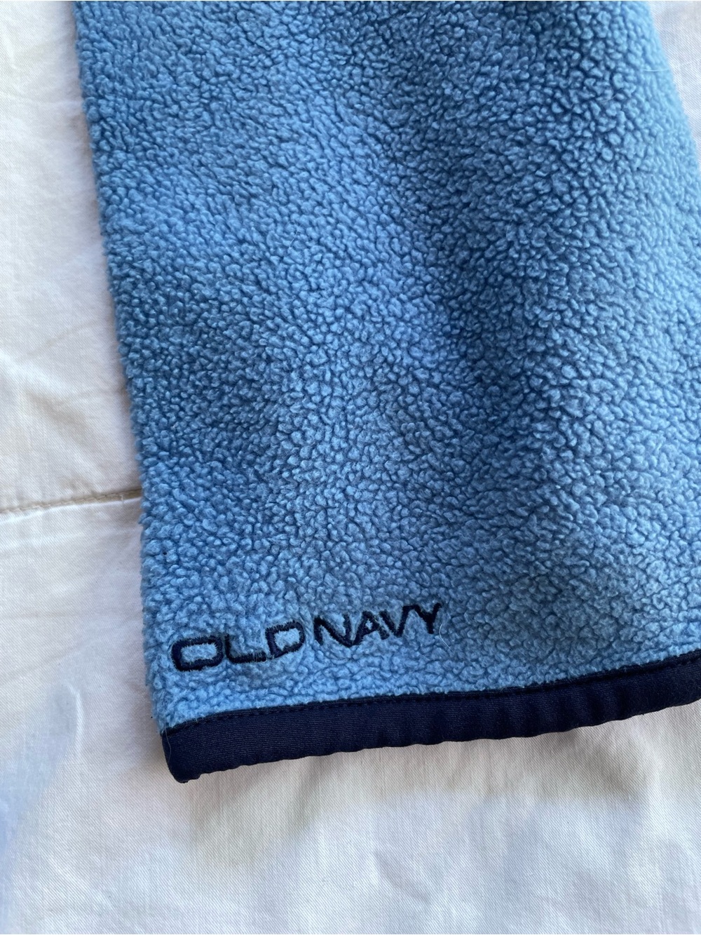 Old Navy Men's Sky Blue Half-Zip Fleece Pullover Size XL - Picture 3 of 4